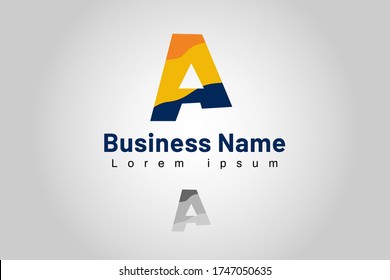 Isolated Logo Template Initial Company, used for brand mark, marketing, print, and website
