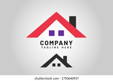 Isolated Logo Template Initial Company, used for brand mark, marketing, print, and website