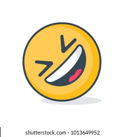 Isolated lol emoticon