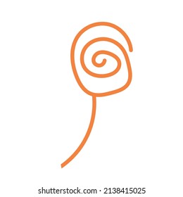 Isolated lollipop icon flat and simple design Vector