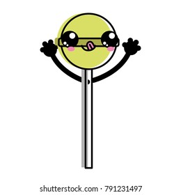 Isolated lolly pop design