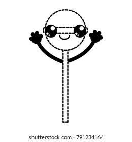 Isolated lolly pop design