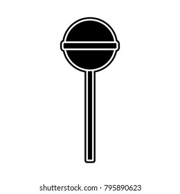 Isolated lolly pop design