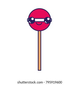 Isolated lolly pop design