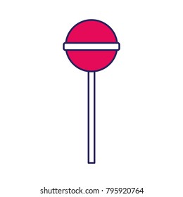 Isolated lolly pop design
