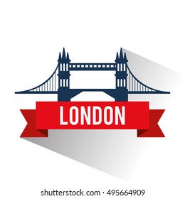 Isolated london bridge design