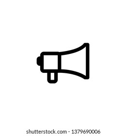 Isolated Loudspeaker Vector Icon, Pictogram