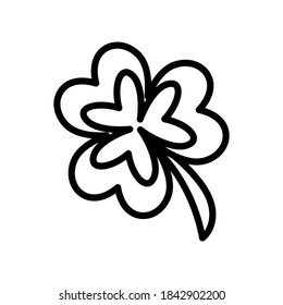 Isolated lucky clover icon - Vector illustration design