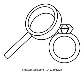 Isolated lupe design vector illustration