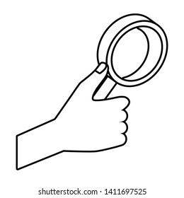 Isolated lupe design vector illustration