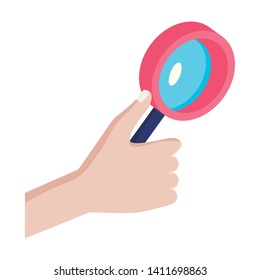 Isolated lupe design vector illustration