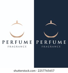 Isolated luxury perfume perfume cosmetic creative logo can be used for business, company, cosmetic and perfume shop.