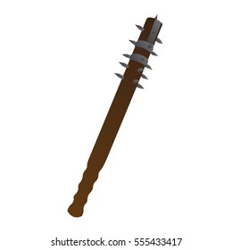 Isolated mace on a white background, Vector illustration