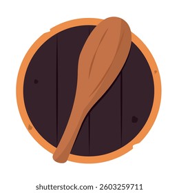 Isolated mace weapon medieval icon