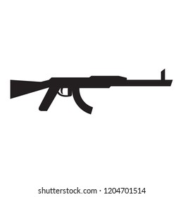 Isolated machine gun icon. Vector illustration design