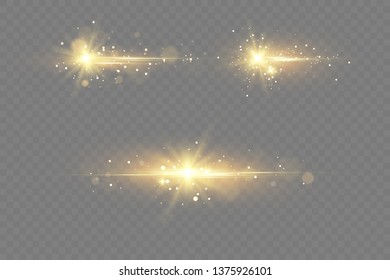 isolated magic lights effect