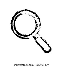 isolated magnifying glass icon vector illustration graphic design