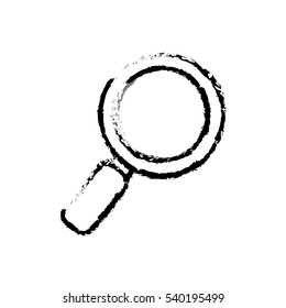isolated magnifying glass icon vector illustration graphic design