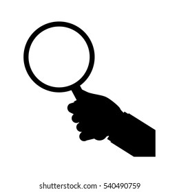 isolated magnifying glass icon vector illustration graphic design