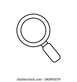 isolated magnifying glass icon vector illustration graphic design