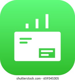 Isolated Mail Icon Symbol On Clean Background. Vector Message  Element In Trendy Style.