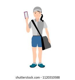 Isolated mailman avatar