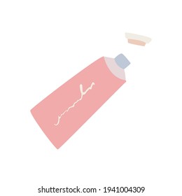 Isolated make up hands cream