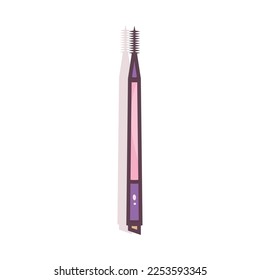 Isolated makeup brush colored fashion icon Vector