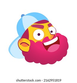 Isolated male urban character avatar Vector illustration