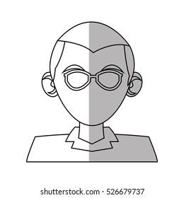 Isolated man avatar design