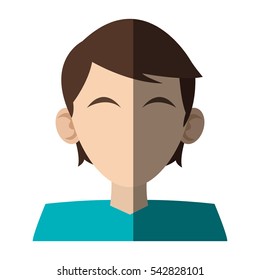 Isolated man avatar design