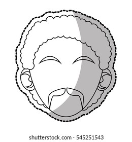 Isolated man avatar design