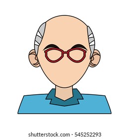 Isolated man avatar design
