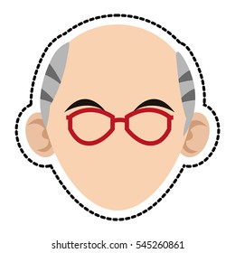 Isolated man avatar design