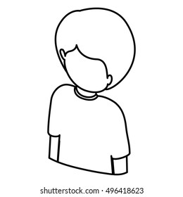 Isolated man cartoon design