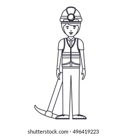 Isolated man cartoon design
