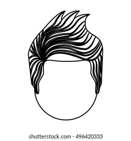 Isolated man cartoon design