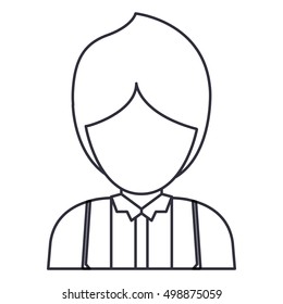 Isolated man cartoon design