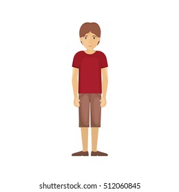Isolated man cartoon design