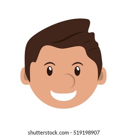 Isolated man cartoon design