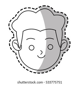 Isolated man cartoon design 