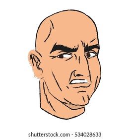 Isolated man cartoon design
