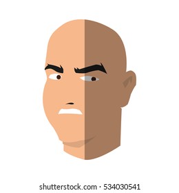 Isolated man cartoon design