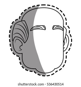 Isolated man cartoon design