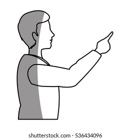 Isolated man cartoon design