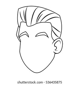 Isolated man cartoon design