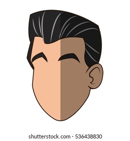 Isolated man cartoon design