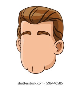 Isolated man cartoon design
