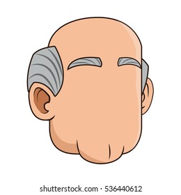 Isolated man cartoon design