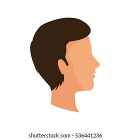 Isolated man cartoon design